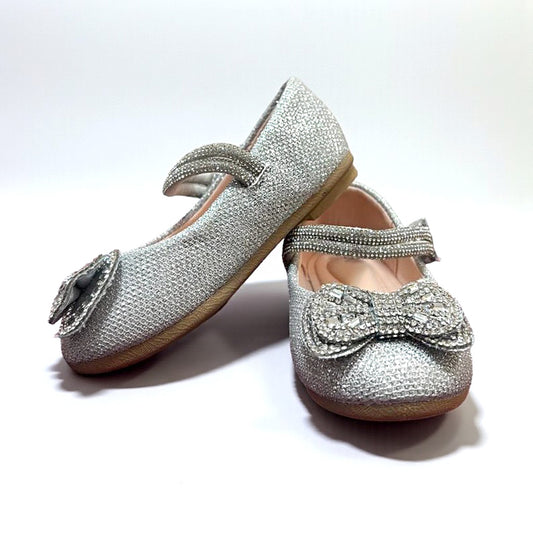 ZAPATO GLITER MOÑITO DE PEDRERIA