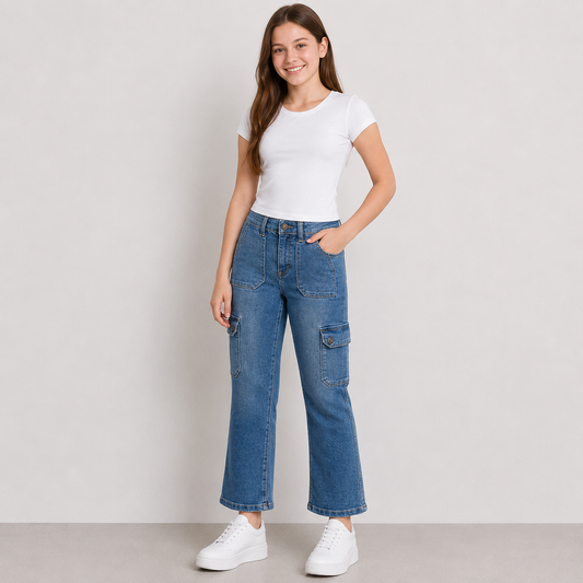 PANTALON CARGO ACAMPANADO YESSICA SIMPSON