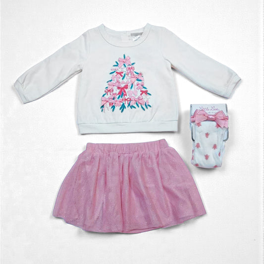 CONJUNTO FALDA DE TUL Y SWEATER