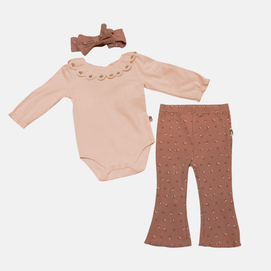 CONJUNTO BEBE NIÑA DE PAÑALERO
