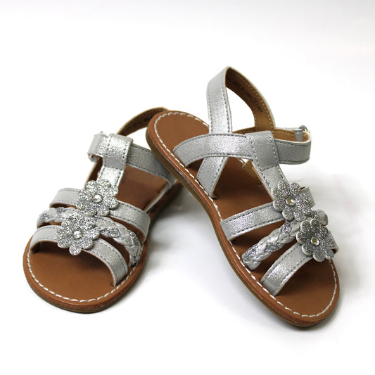 SANDALIA DOS FLORES ESCARCHA