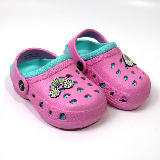SANDALIA TIPO CROCS ARCOIRIS