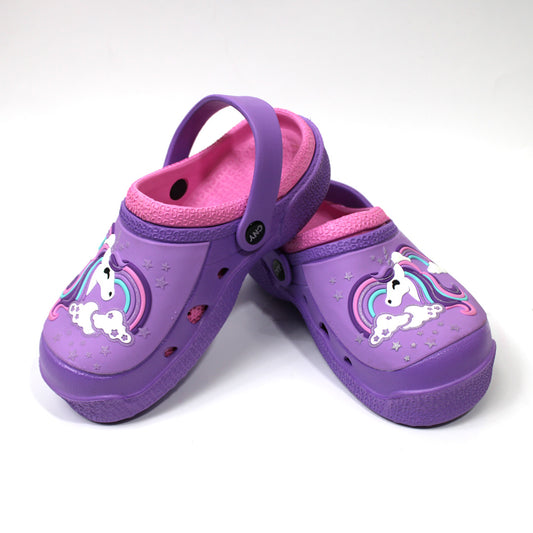 SANDALIA TIPO CROCS UNICORNIO