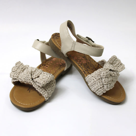 SANDALIA MOÑO TEJIDA