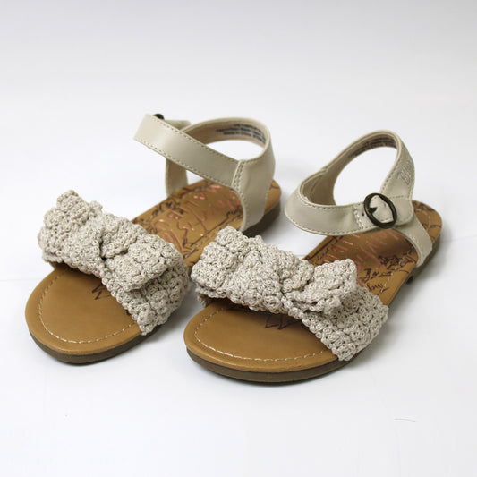 SANDALIA MOÑO TEJIDA
