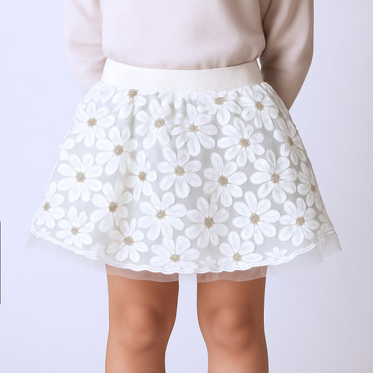 FALDA TUTU ESTAMPADO DE MARGARITAS