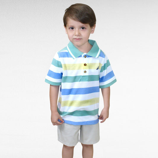 CONJUNTO 2 PC POLO SHORT NAUTICA