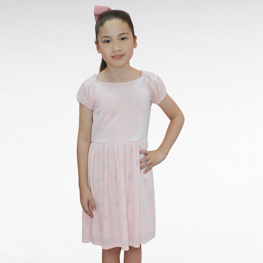 VESTIDO TERCIOPELO MOÑITOS