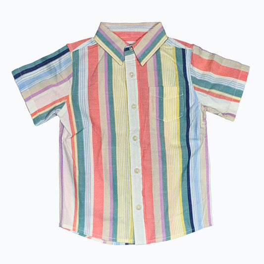 CAMISA LINEAS MANGA CORTA