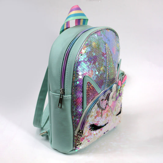MOCHILA UNICORNIO LENTEJUELA