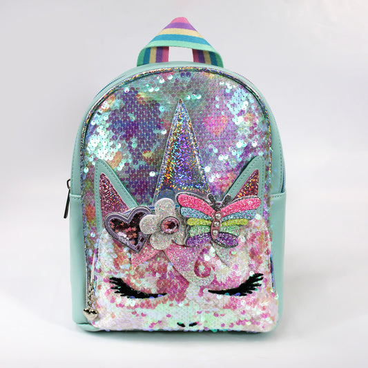 MOCHILA UNICORNIO LENTEJUELA