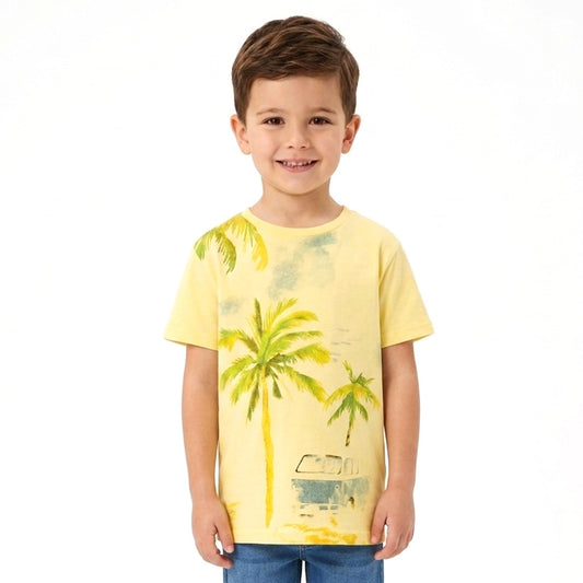 PLAYERA NIÑO PALMERAS