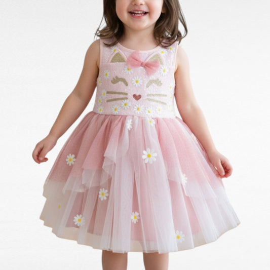 VESTIDO GATITA LENTEJUELA