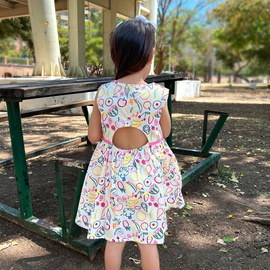 VESTIDO ESTAMPADO DE FRUTAS