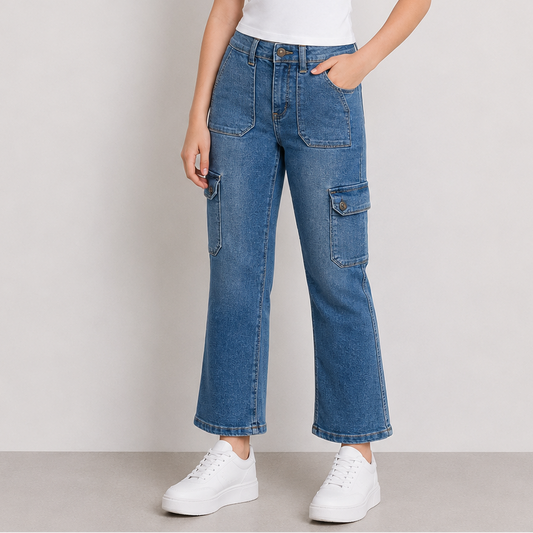 PANTALON CARGO ACAMPANADO YESSICA SIMPSON