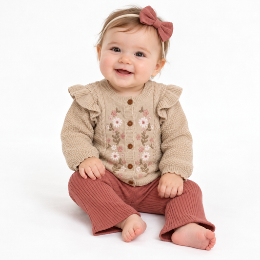 CONJUNTO NIÑA TEJIDO 3 PZAS