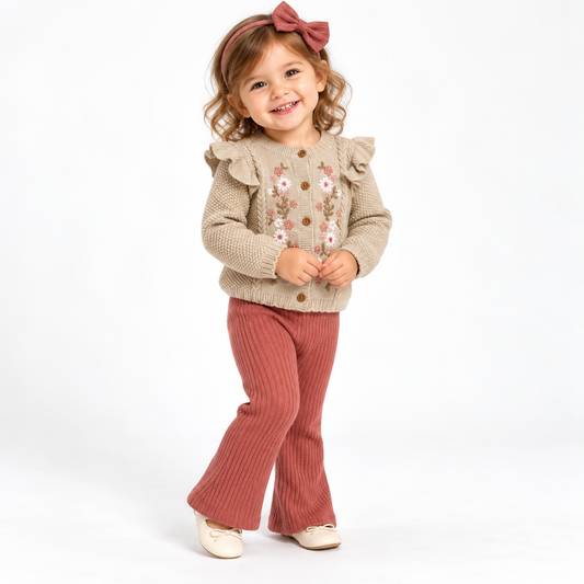 CONJUNTO NIÑA TEJIDO 3 PZAS