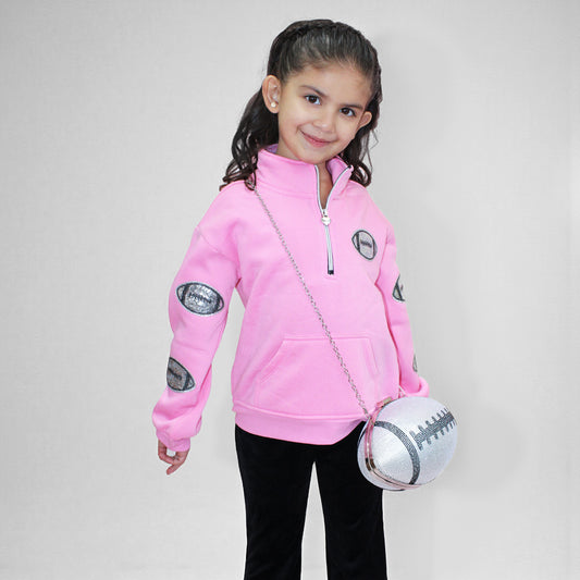 CONJUNTO DE PANTS CON BOLSO DE PEDRERIA