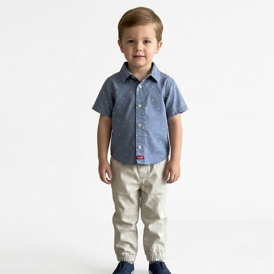 CONJUNTO TRIANGULOS CAMISA Y PANTALON