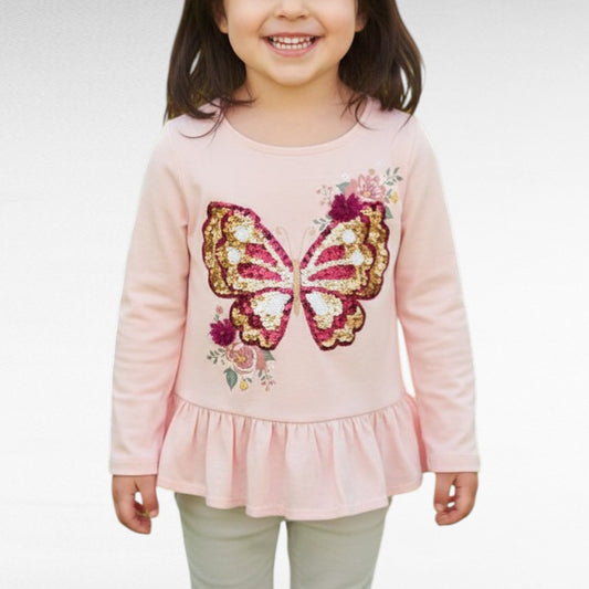 BLUSA MARIPOSA LENTEJUELA