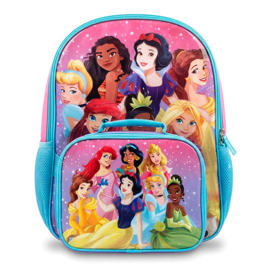 MOCHILA PRINCESAS 2 PZAS