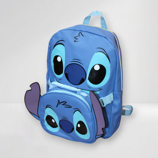 MOCHILA CON LONCHERA  STITCH DISNEY