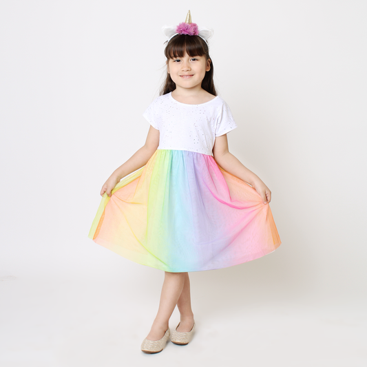 VESTIDO TUTU ARCOIRIS