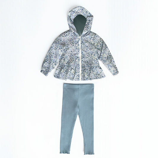 CONJUNTO  3 PZAS CHAMARRA IMPERMEABLE SIRIA JUNIORS