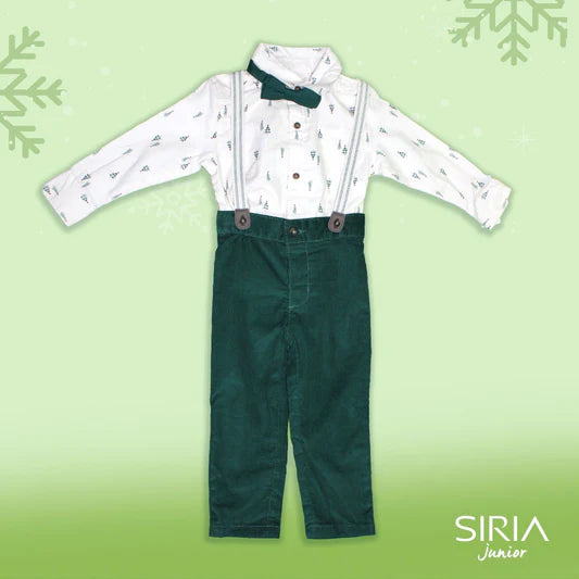 CONJUNTO NIÑO PINO NAVIDEÑO 4PZAS CARTERS