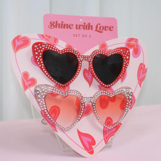 LENTES CORAZON NIÑA 2PZAS