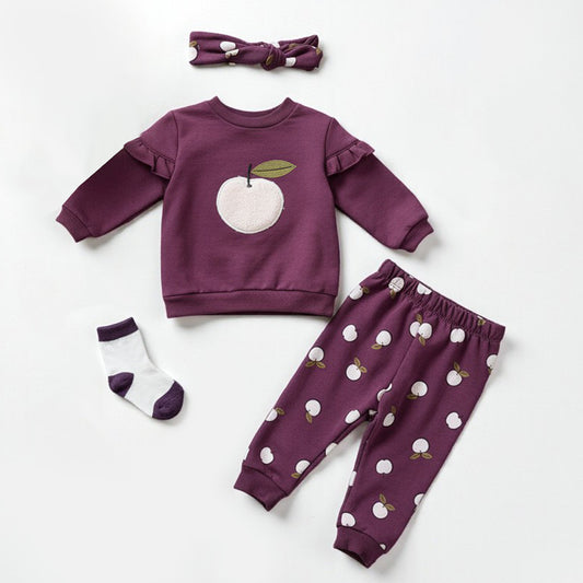 PANTS MANZANA NIÑA 4 PZAS